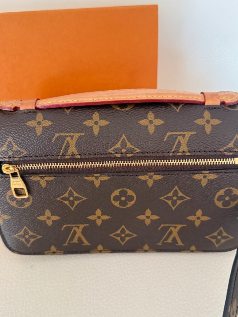 NEW LOUIS VUITTON POCHETTE METIS EAST WEST CROSSBODY BAG BROWN MONOGRAM - Picture 6 of 12